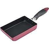 パール金属 ミニ 卵焼き フライパン レッド ガス火専用 玉子焼き器 フッ素加工 クレア H-9585