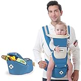 kingrol 抱っこ紐 ヒップシート 抱っこひも (対面抱き 前向き抱っこ) だっこひも おんぶひも ベビーアムール ウエストキャリー 赤ちゃん (0ヶ月〜３歳まで) 子供 ベビー 抱っこ 腰ベルト