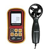 BENETECH  LCDデジタル 風速計 高精度風量計風温度計 -10 to 45 C Anemometer GM8901