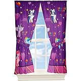 My Little Pony Window Drapes Curtains Panels, Purple and Pink [並行輸入品]