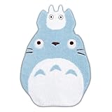 丸眞 ミニタオル ジブリ となりのトトロ トトロ型 ブルー 約20×28cm ダイカット 綿100% 0590211700