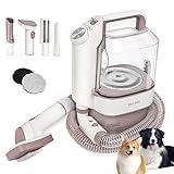 ZOING 3.2L大容量 ペット用バリカン ペットグルーミングセット 1台5役犬猫美容器キット 抜け毛を自動吸引 吸引力三段階調整