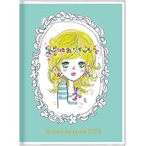 santesomページとなります。 Amazon.co.jp: サンスター文具 水森亜土 手帳 2026年 週間 B6 グリーン