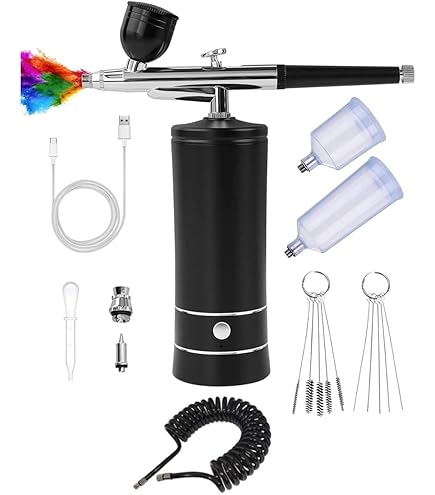 コンプレッサー+エアブラシセット Amazon.co.jp: SUOKOMR エアブラシ USB充電式 プラモデル デルタ 口径