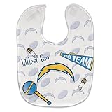 San Diego Chargers公式NFL幼児1サイズベビーよだれかけ