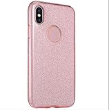 新しい美しい光沢ケース、iPhone Auroralove [ Tpu + Bling Layers + PC ]クリスタルIphoneソフト耐衝撃ハイブリッドバンパーフルボディカバーガールズレディー