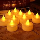 NHsunray 24pcs LED電子キャンドルライト電池式ヒートレスウェディングホリデークリスマスパーティー