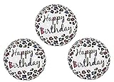 Sassy Safari Happy Birthday 18" Mylar Balloon 3pk by Anagram [並行輸入品]