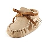 Sikyeベビー靴PrewalkerブーツFlats最初Walkersシューズソフトソール靴( Age : 12 ~ 18ヶ月、カーキ)