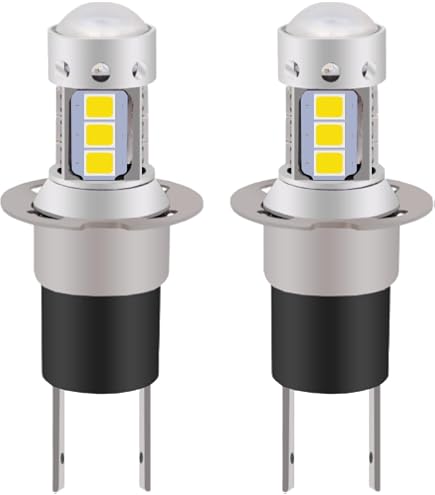 、LEDフォグライト 2個セット シルバーと黒 取り付け金具付き Amazon | JUSTVEL LED フォグランプ H3C H3D 左右2個セット 【視界