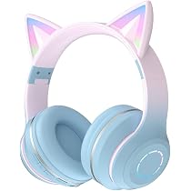 Amazon.co.jp: YaPanda ヘッドフォン かわいい 猫耳 Bluetooth