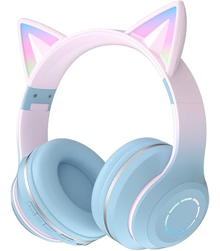 Amazon.co.jp: LED付き 高機能 ネコ耳ヘッドフォン 『AXENT WEAR』 Cat