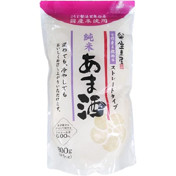 Amazon.co.jp: 宝来屋本店 純米あま酒ストレート800g×10個