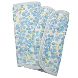 オーガニック エルゴ よだれパッド エスメラルダ Wガーゼ プラチナ別注【ミモザ】 (ブルー)