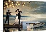 スティーブ・ヘンダーソンプレミアムシックラップキャンバス壁アート印刷題名Twilight Romance 36" x 24" 2492095_24_36x24_none