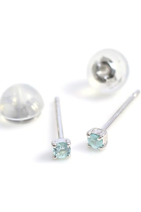 Amazon | 【希少石】K14WG パライバトルマリン 3mm ラウンド