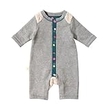 ナオミイトウ Naomi Ito POCHO 裏毛ロンパース グレー 60cm 79142