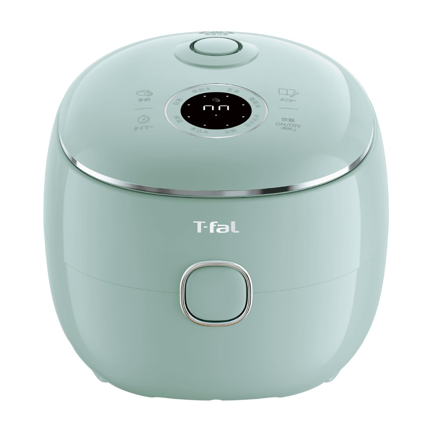 ティファール 炊飯器「ザ・ポップ」4合(0.72L) ミントブルー RK5354J0 | マイコン式 |一人暮らし|プログラム8種|調理メニュー付|コンパクト|簡単予約|保温最大12時間