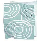 Organic Knit Blanket Color: Sea Glass Blue by Nook Sleep Systems