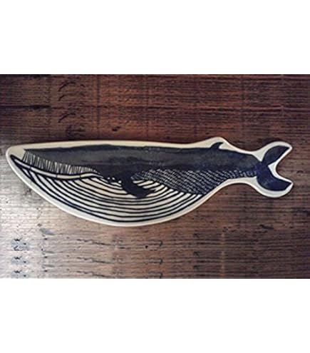 倉敷意匠 kata kata カタカタ 印判手長皿 （クジラ）4個セット 倉敷意匠 kata kata 印判手長皿 クジラ | 食器と料理道具の専門