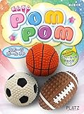 PLATZ PET SUPPLIES & FUN 犬用おもちゃ ポムポム スポーツボール 3P