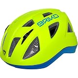 ブリコ ペイント イエローフロー/ライトブルー ヘルメット M(48-52cm)