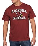 NFL Arizona CardinalsメンズGreatnessプログラムShort Sleeve Basic Tee、M、明るいガーネット