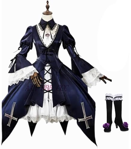 Amazon.co.jp: 088ローゼンメイデン 水銀燈衣装 アニメVerコスプレ衣装