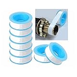 YideaHome シールテープ 配管工　水道管 　PTFE 厚さ0.1mm、幅15mm、長さ9M 10巻入