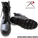210 ROTHCO / ロスコ 米軍ジャングルブーツ ブラック 黒 編み上げブーツ キャンパスブーツ (28cm)