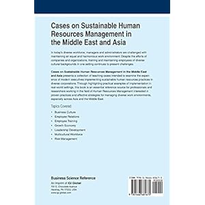 Cases on Sustainable Human Resources Management in the Middle East and Asia