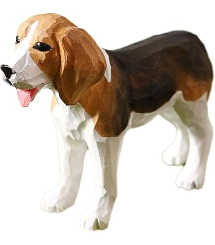 Amazon.co.jp: 犬 置物 クリスタル 犬の置物 ビーグル ガラス細工