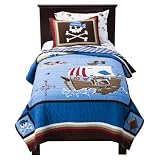 Circo 100% Cotton Pirate Quilt plus Sham Twin Size [並行輸入品]