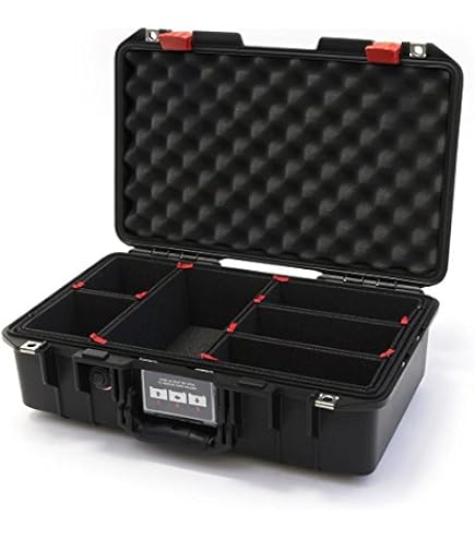 Amazon.co.jp: ブラック&シルバー Pelican 1485 エアケース Trekpak