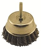 Enkay 1846-C 3-Inch Knotted Cup Brush, 1/4-Inch Shank, Carded [並行輸入品]