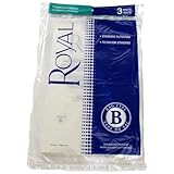 Royal Metal Upright Type B Vacuum Bags Microfiltration with Closure - 3 Pack