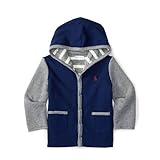 ポロラルフローレン ポニー付 リバーシブルフルジップパーカー ネイビーマルチ (男の子3～9か月用) 3Mサイズ [並行輸入品]