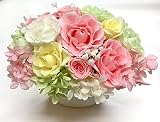 2018 Spring Collection パステルカラーローズ　アレンジ　プリザーブドフラワー　Lサイズのクリアケース入り☆　芦屋セレブ御用達の店