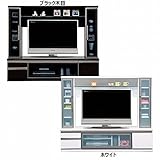 日本製 ハイタイプ 幅180cm テレビボード 光沢 【開梱設置付き】 (ホワイト)