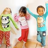 (パンダマニア)PANDA MANIA 2015 BooMart SunnySheep 3種プリント 抱っこプリント 長そでTシャツ 90cm ブー(ブルー)
