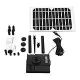 Soledi ソーラー噴水 庭噴水用 プチ噴水作り ソーラーパネル発電 高級ソーラーパネル 省エネ 四つノズル