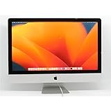 Apple iMac 27inch 5K （5120ｘ2880） A1419 Late 2017一体型 OS Ventura13.5.2 第7世代COREi5 8GB ストレージSSD512GB+SSD128 無線 BT カメラ 27インチ Blue