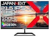 JAPANNEXT 21.5インチ IPSパネル搭載 フルHD(1920x1080)解像度 液晶モニター JN-IPS215F2 sRGB:98% HDMI VGA 【2年保証】