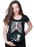 X線マタニティスケルトンTeeシャツ自由の女神ニューヨーク妊娠マタニティシャツ US サイズ: 3L カラー: ブラック