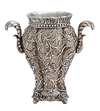 Deco 79 Polystone Vase, 16 by 15-Inch [並行輸入品]