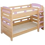 二段ベッド kuhmo（クーモ） JIS・SG規格適合設計 エコ塗装 耐震仕様 (ラベンダー)