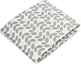 Kushies Baby Change Pad Fitted Sheet, Grey Petal by Kushies