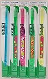 GUM 211 - Spinners Soft - Kids Toothbrush (6 Pack) [並行輸入品]