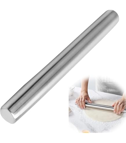 Amazon｜GWHOLE 麺棒 お菓子 ステンレス パイプ式 32cm 伸ばし棒
