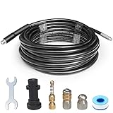 パイプクリーニングホース ケルヒャー用 逆噴射 配管洗浄 15m Kシーズ K2 K3 K4 K5 K6 K7 JTKに適用 ブルー